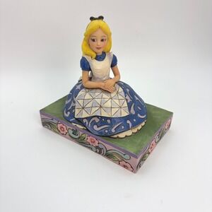 Disney Traditions Jim Shore Alice Awaiting An Adventure Figurine 4023527
